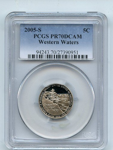2005 S 5C Western Waters Jefferson Nickel PCGS PR70DCAM