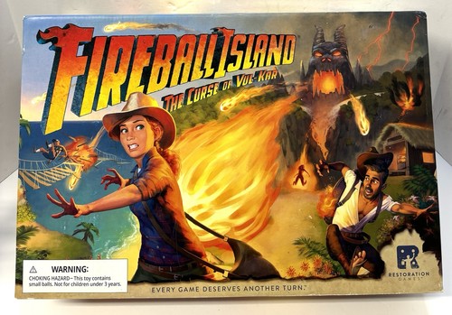 Fireball Island La Maledizione di Vul-Kar Gioco da Tavolo EXC Completo Restauro Giochi - Foto 16 di 19