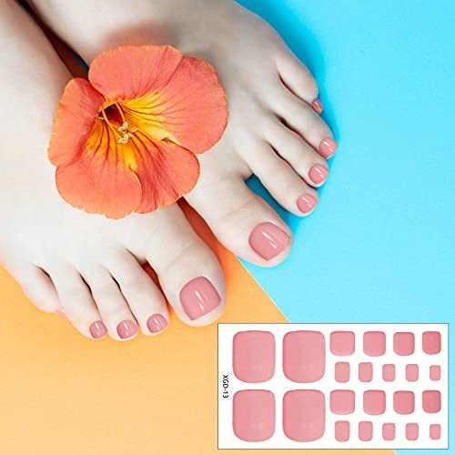 352 Pieces 16 Sheets Toenail Polish Stickers Adhesive Toe Nail Wraps Full - Picture 5 of 7