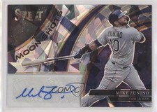 2022 Panini Select Moon Shots Signatures Cracked Ice Prizm /25 Mike Zunino Auto