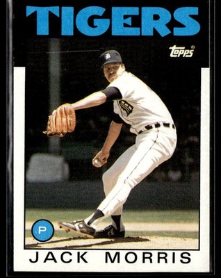 1986 Topps #270 Jack Morris Baseball Card 1002T