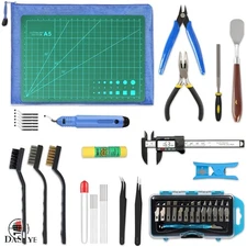 Comprehensive 45-Piece 3D Printer Tools Kit with Storage Bag & Precision Tools