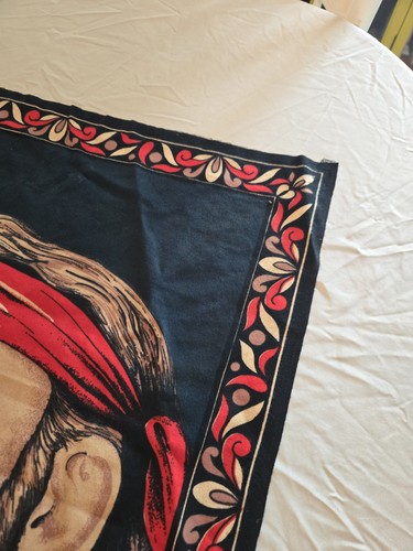 VINTAGE 1980s DAVID MANN “A Way Of Life” Wall Tapestry Easy Rider Rare Motorcycl - Picture 6 of 9