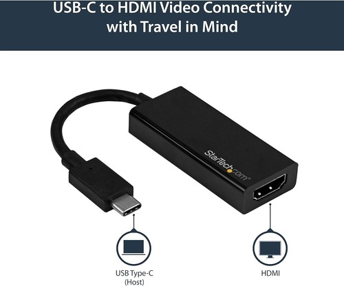 StarTech.com USB C to HDMI Adapter - 4K 60Hz - Thunderbolt 3 Compatible - USB-C  - Picture 6 of 8