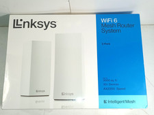 Linksys MX20WH2 AX2200 Dual-Band Mesh WiFi 6 System 2.2 Gbps New