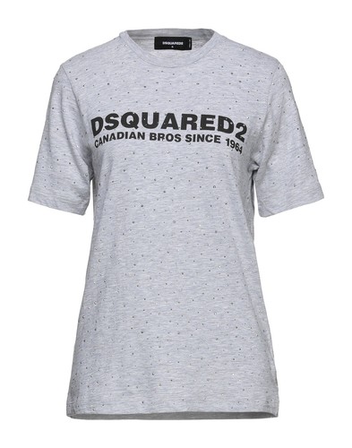 RRP€359 DSQUARED2 T-Shirt Size S Rhinestones Logo Round Collar Made in Italy - Picture 3 of 6