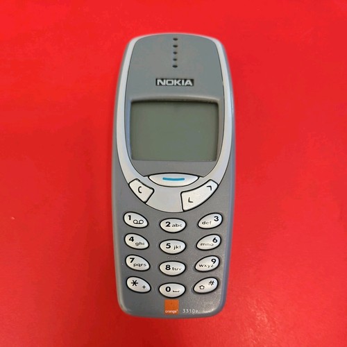 Nokia 3310 Grey ( Locked to Orange) Mobile Phone. No Battery - Zdjęcie 2 z 8