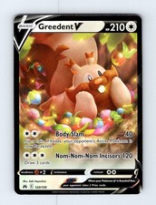 Greedent V 120/159 Holo Ultra Rare Crown Zenith Pokemon Card Near Mint