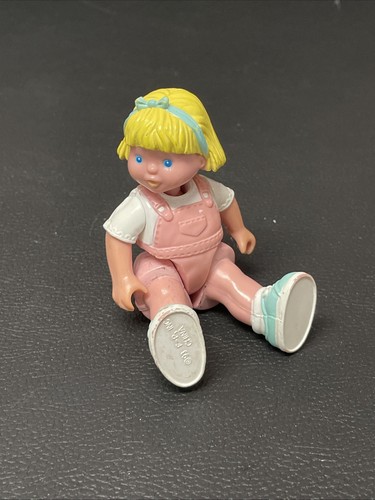 Muñeca Fisher Price LOVING FAMILY Dream Dollhouse Girl Rubia Rosa 1993 DE COLECCIÓN - Imagen 8 de 8