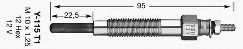 2189 ENGINE GLOW PLUGS NGK 2PCS NEW OE REPLACEMENT - Picture 2 of 5