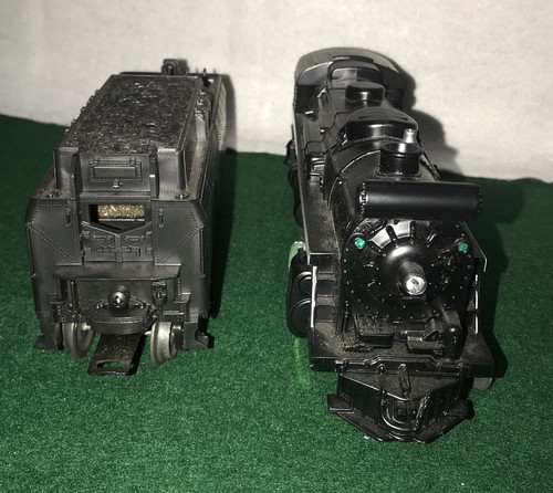 LIONEL O 4-4-2 DIECAST SANTA FE STEAM LOCOMOTIVE #8644 + WHISTLE TENDER - TESTED - Picture 9 of 10