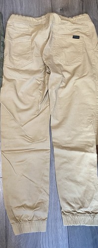 3 Denizen Pantaloni Jogger Uomo Vita Elastica Grande - Nero/Verde Mimetico/Abbronzato - Foto 8 di 12