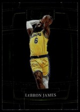 2021-22 Panini Select #100 LeBron James Blue (Retail Base)