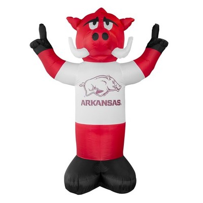 Arkansas Razorbacks 7FT Tall Inflatable ''Tusk'' Mascot for Tailgating/ Front Yard