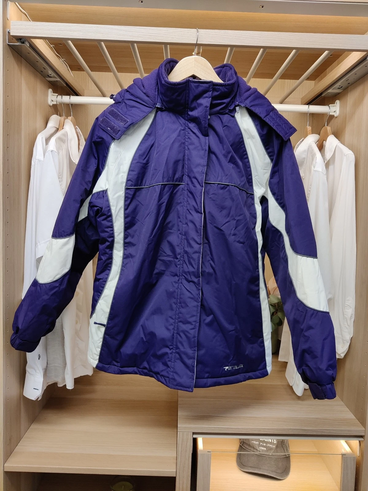 PARALLEL COAT JACKET UK 16 PURPLE SKI SNOW ACTIVE CASUAL PADDED ZIP UP WOMENS