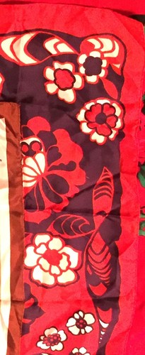 Auffälliger & Polyester bunter Druck entworfener Schal - 26" quadratischer gerollter Saum - Bild 2 von 3