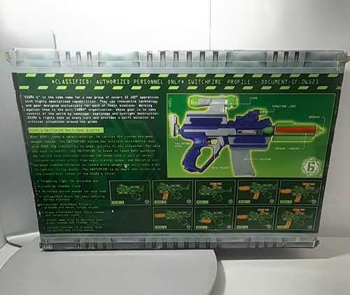 GI Joe 2005 Hasbro Sigma 6 Switch Fire Multi Mode Blaster Dukes Signature Weapon - Picture 9 of 15