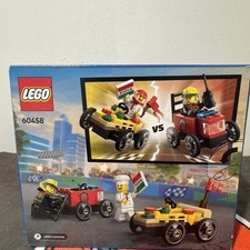 LEGO CITY: Pizza Vs. Fire Truck Race Car Pack (60458)