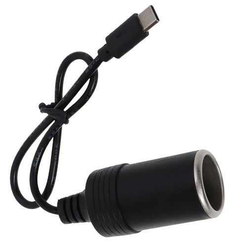 USB Type C to 15V Car Cigarette Lighter Socket Female Converter Adapter Cable - Picture 4 of 9