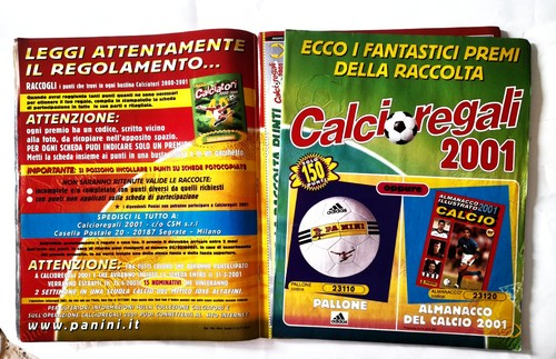 PANINI FOOTBALLERS CHAMPIONSHIP 2000-01 ALBUM ALMOST COMPLETE WITH ATTACHED FIGURES - Picture 5 of 10