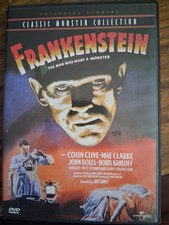 1 Dvd James Whale Prod Of Frankenstein Colin Clive Boris Karloff