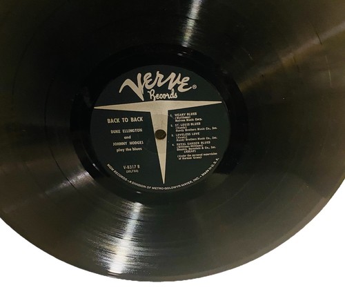 Duke Ellington & Johnny Hodges Vinyl LP - Back to Back - Verve MG V-8317 - 1959 - Picture 7 of 11