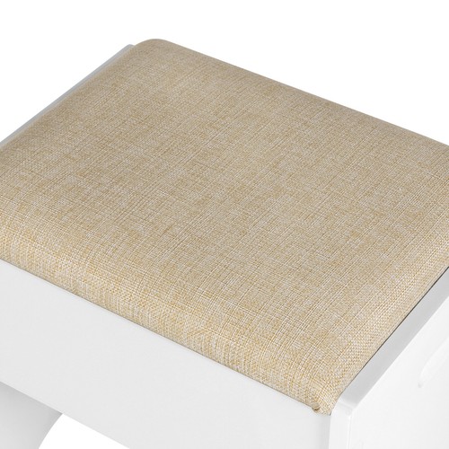 WOLTU Schminkhocker Sitzhocker Polsterhocker Kosmetikhocker Frisierhocker Stuhl - Bild 22 von 27