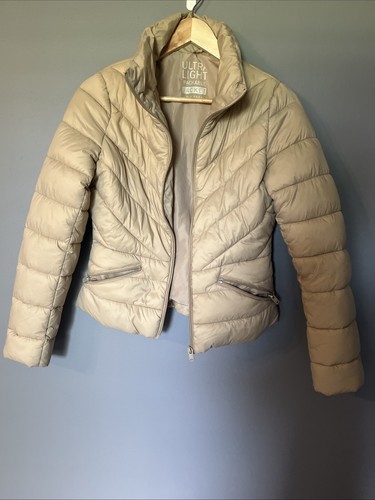 Love Tree Ultra Light Packable With Bag Puffer Jacket Women/ Junior Tan Sm {mm}