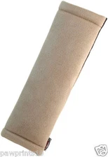 MEMORY FOAM SEAT BELT SHOULDER PAD (TAN COLOR) SOFT