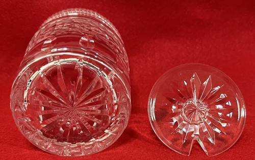 Vintage Crystal Condiment Jam Jelly Mustard Honey Jar With Lid - Picture 5 of 5