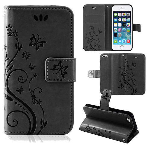 Per IPHONE Custodia Cellulare Protettiva Fiori Cover a Libretto Libro Case - Bild 19 von 95