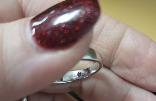 Vanna K .925 Sterlingsilber CZ Ring Bandgröße 10 (5,6 g-3,2 mm) Ster 646 - Bild 4 von 7