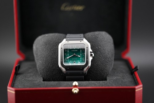 Cartier Santos Large Green Arabic Dial WSSA0055 limited Middle East Edition - Picture 16 of 16