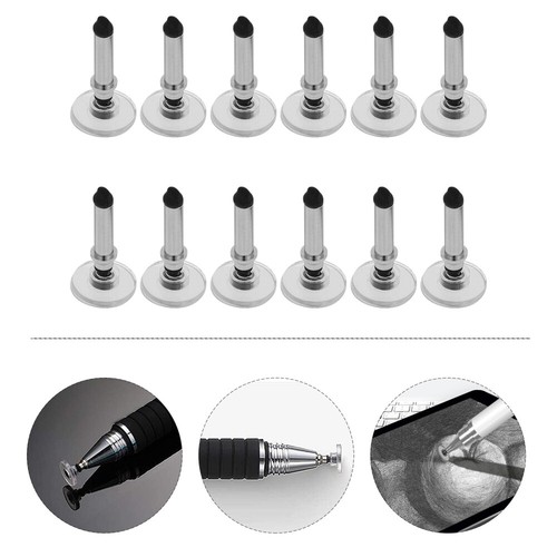 12 Pcs Stylus Travel Touchscreen Tip Replacement Pen Refill Tips - Zdjęcie 2 z 12