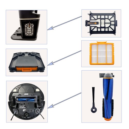 Replacement Parts for Shark RV2502AE RV2610WA RV2610WD AI Robot Vacuum Kit - Picture 2 of 23