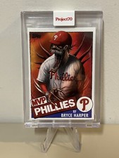 2021 Topps Project 70 Card Bryce Harper #757 Philadelphia Phillies Alex Pardee