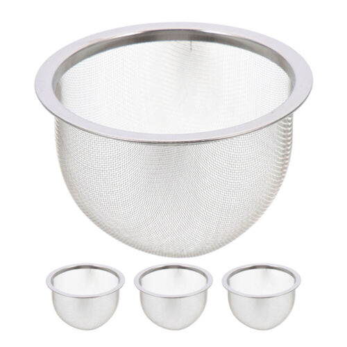 4pcs Stainless Steel Mesh Tea Leaves Strainer Fine Mesh Tea Filter Tea Sifting - Picture 12 of 12