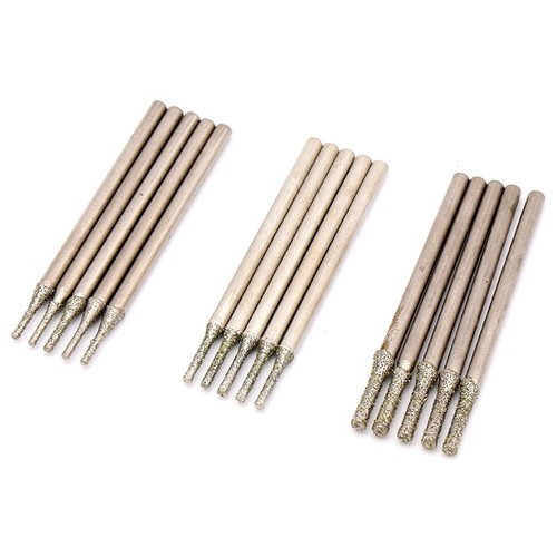 0.4-3mm Diamond Coated Tipped Drill Bit for Tile Jewellery Glass Pack of 5/10/20 - Picture 2 of 5