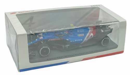 Spark S7684 Alpine A521 #31 Winner Hungarian GP 2021 - Esteban Ocon 1/43 Scale - Picture 4 of 5