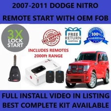 PLUG & PLAY REMOTE START fits 2007-2011 DODGE NITRO FORTIN RFK411