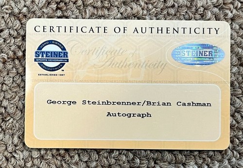 George Steinbrenner Brian Cashman Steiner Sports handsignierter Baseball Yankees - Bild 8 von 8