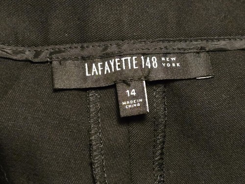 AUTHENTIC Lafayette 148 New York Virgin Wool Pants 14 Designer Slacks Stretch - Bild 5 von 7