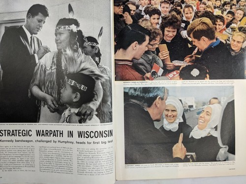 LIFE Magazine VTG September 12 1960 RARE Sample Copy John F Kennedy Russia Art - Foto 4 di 6