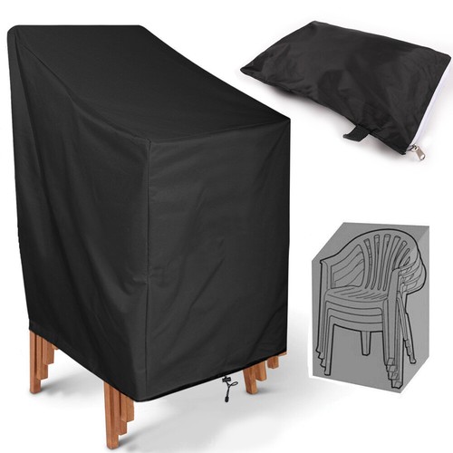 Stacking Chair Cover Waterproof ANTIUV Outdoor Garden Patio Furniture Protection - Picture 2 of 12