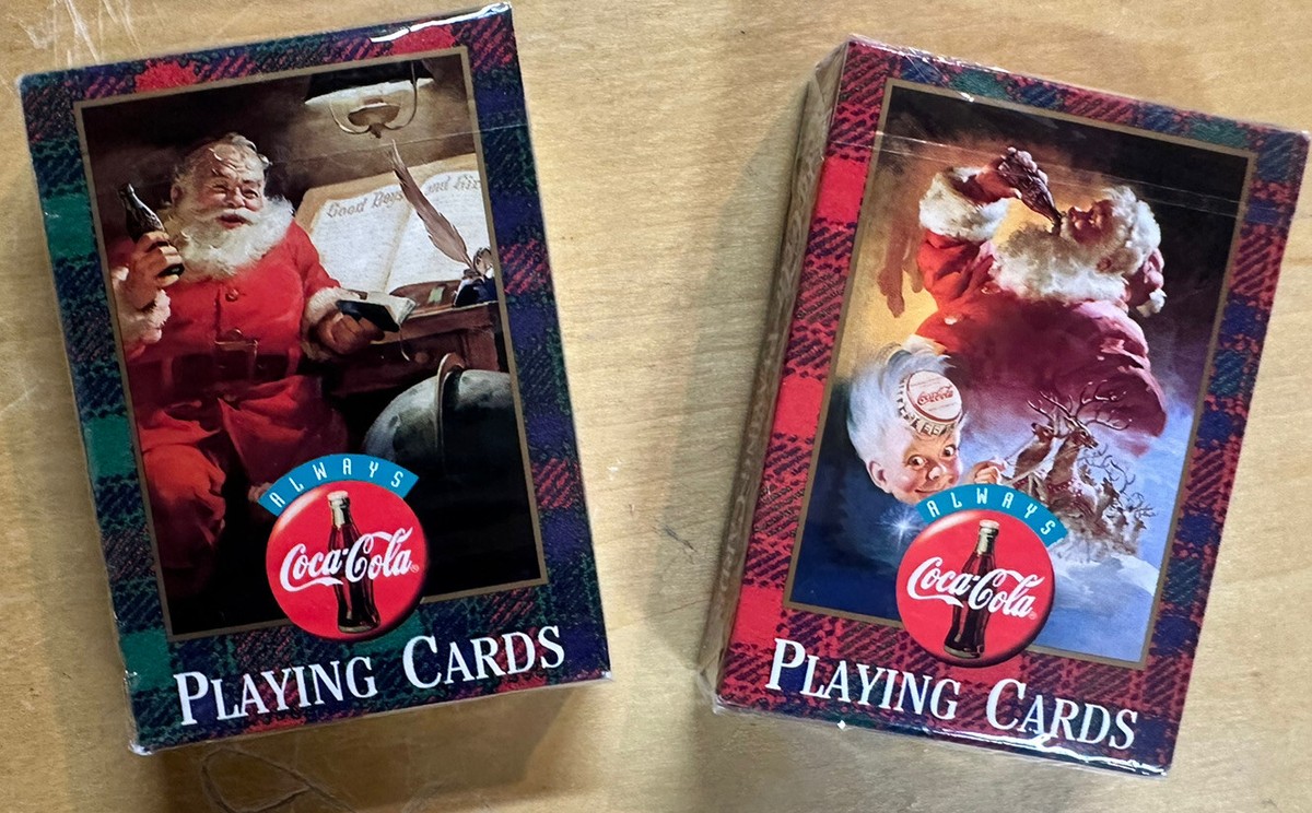 Coca Cola Nostalgia Playing Cards Santa 1949 1951 Limited