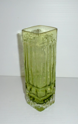Swedish Green Glass Vase Rune Strand Sea Glasbruk Sweden - Picture 2 of 5