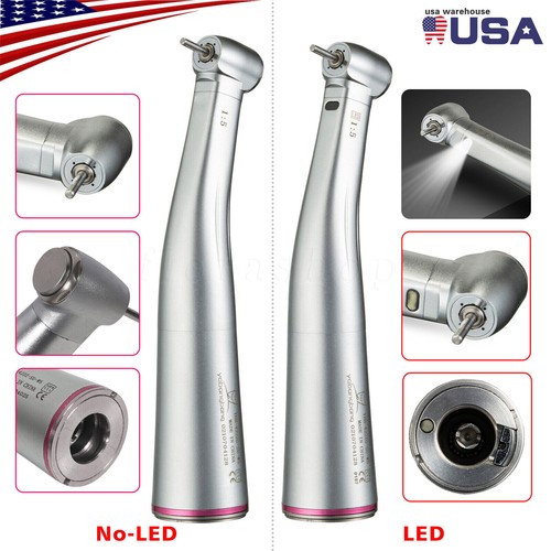 Manipolo dentale 1:5 fibra ottica contro angolo anello rosso adatto per NSK Ti-MAX X95L - Foto 1 di 23