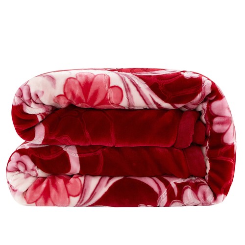 Crystal Velvet Plush Mink Blanket Korean Style Printed Heavy Blanket K/Q - Picture 25 of 44