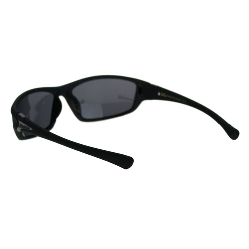 Xloop Sunglasses Mens Polarized Lens Soft Matte Dotted Black Wrap Around - Picture 7 of 20