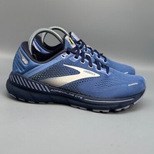 Brooks Adrenaline GTS 22 Womens 9 Blue Athletic Running Sneakers Lace-Up Low Top
